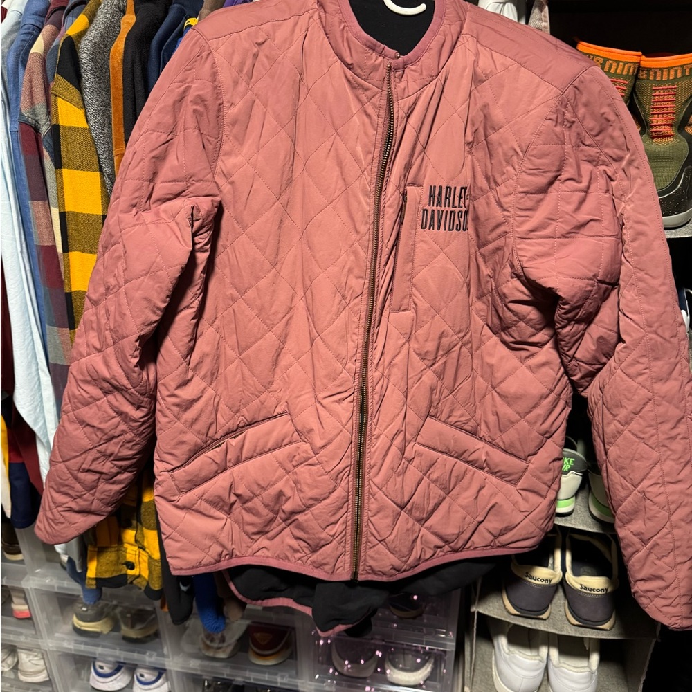Harley-Davidson Quilted Jacket in Rose